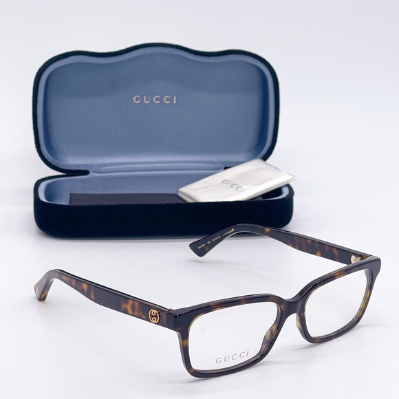 NEW GUCCI GG0168O 002 EYEGLASSES GUCCI GG01680 HAVANA - Picture 3 of 13